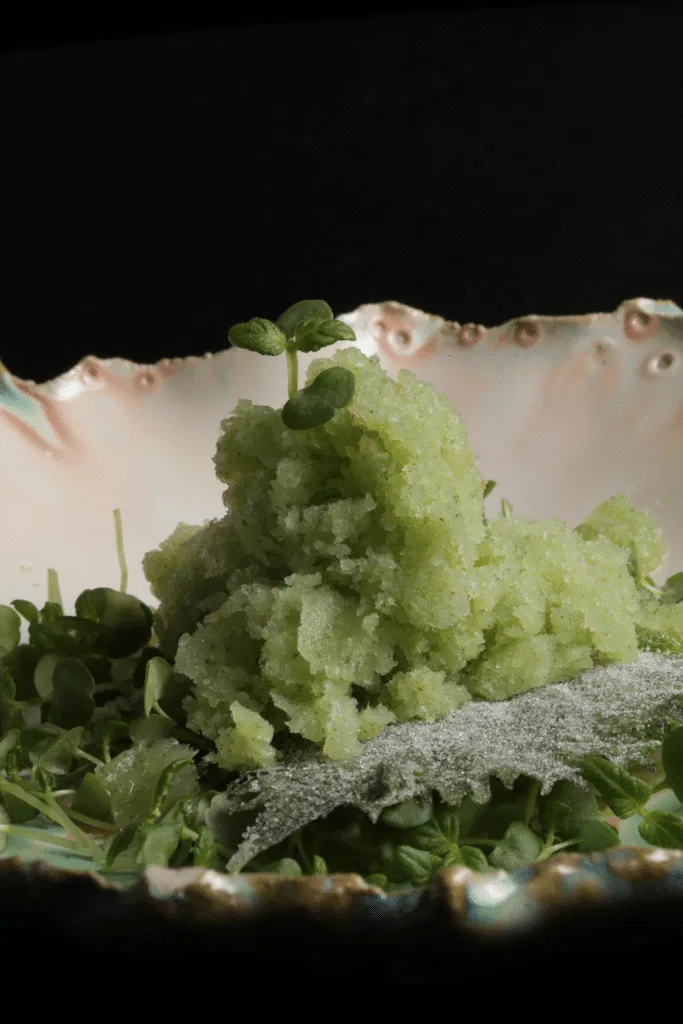 Lychees Shiso Green Granita
