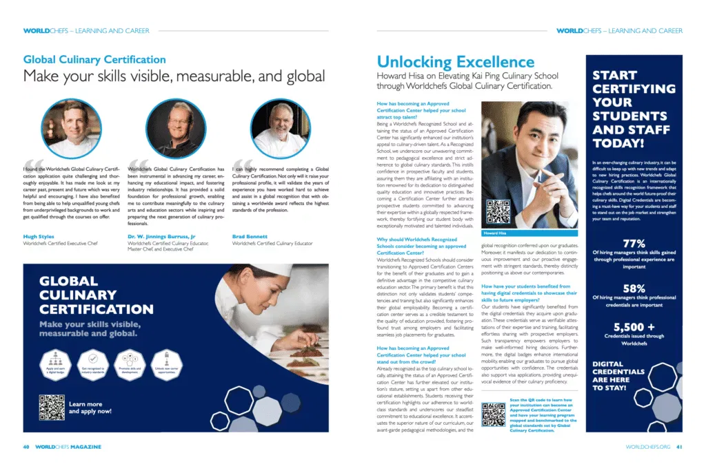 culinary industry
trends
2025
digital credentials