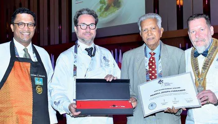 Dilmah Tea founder honoured by World Association of Chefs’ Societies Lifetime Achievement Award
