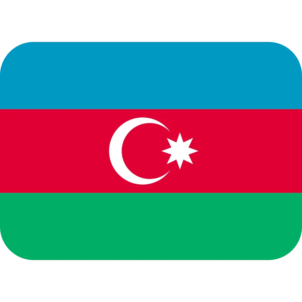 Azerbaijan Flag