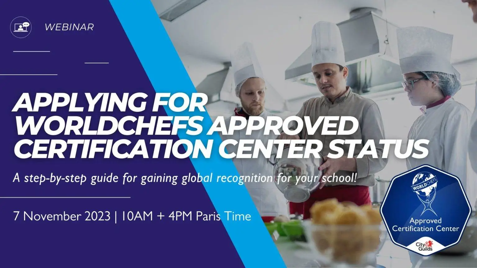 Banner_Become a Worldchefs Approved Certification Center