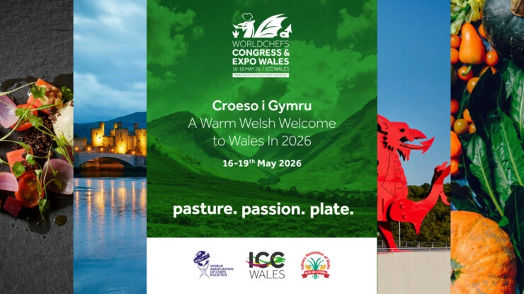 Wales to host Worldchefs Congress & Expo 2026, bringing the global culinary community together