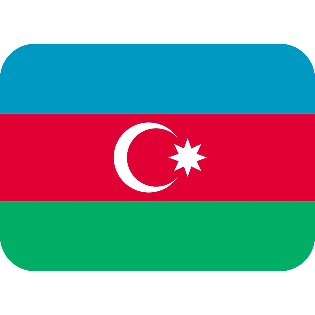Azerbaijan Flag
